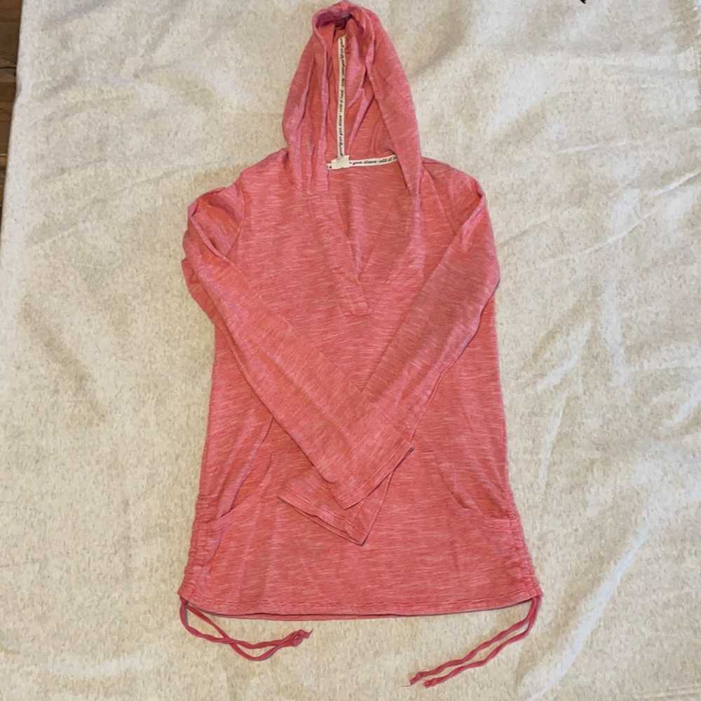 ROXY Size Small medium weight hooded shirt.